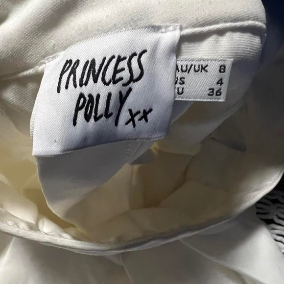 Princess Polly White Cheer Skirt - Picture 4 of 4